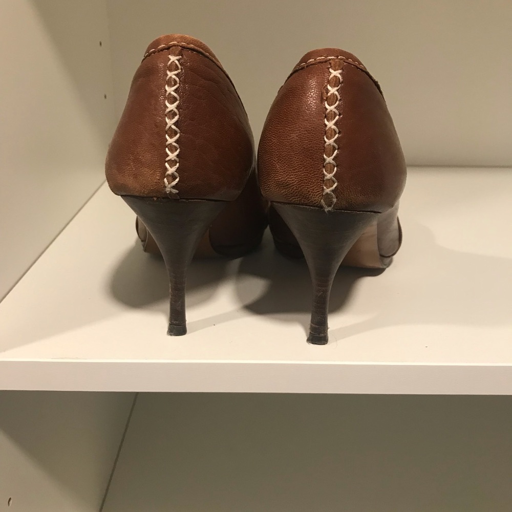 Zara Brown Heeled Shoes - Picture 3 of 3